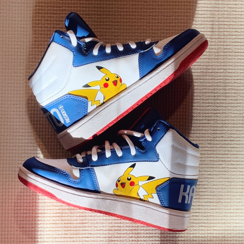 NWOT Boys Adidas Pokémon Hoops Mid 2.0 Shoes - free shipping!